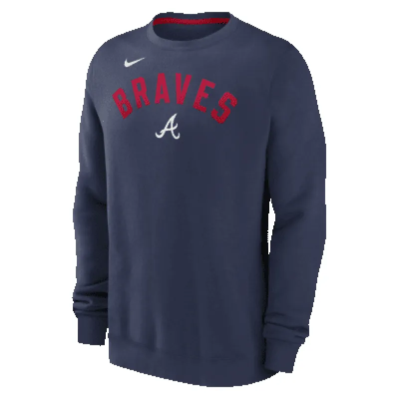 Atlanta Braves Classic Men's Nike MLB Pullover Crew sold by Nike