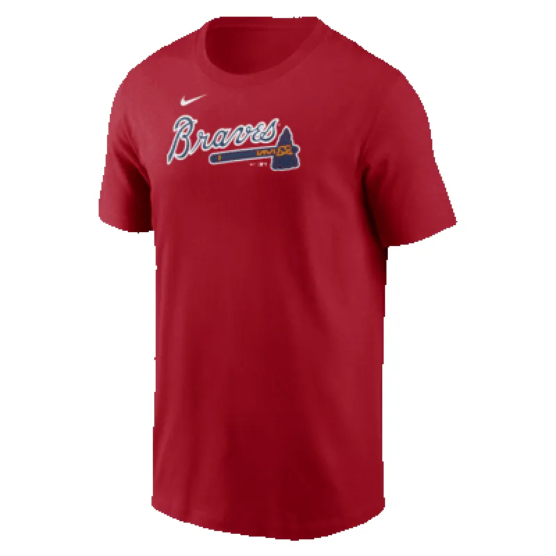 Atlanta Braves Fuse Wordmark Men's Nike MLB T-Shirt sold by Nike