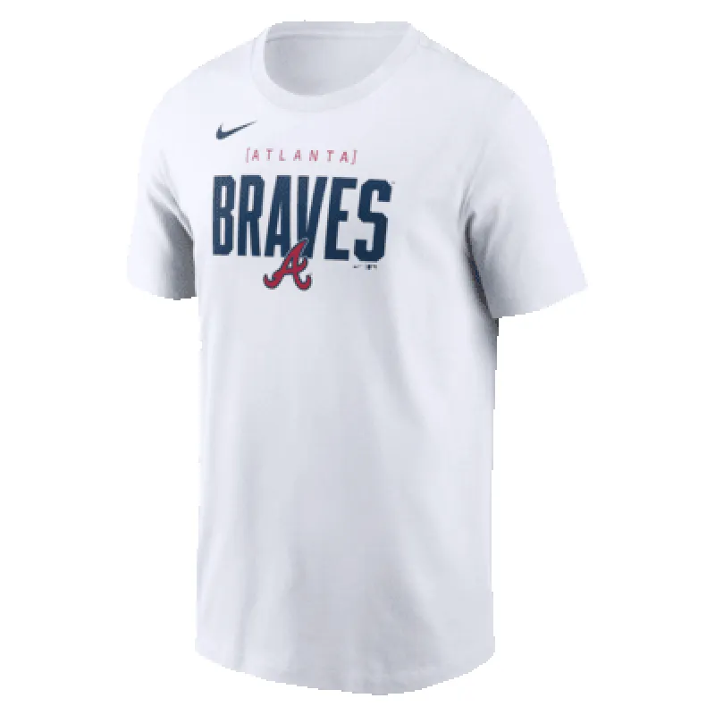 Atlanta Braves Home Team Bracket Men's Nike MLB T-Shirt sold by Nike