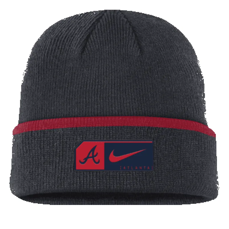 Atlanta Braves Terra Men's Nike MLB Cuffed Beanie sold by Nike