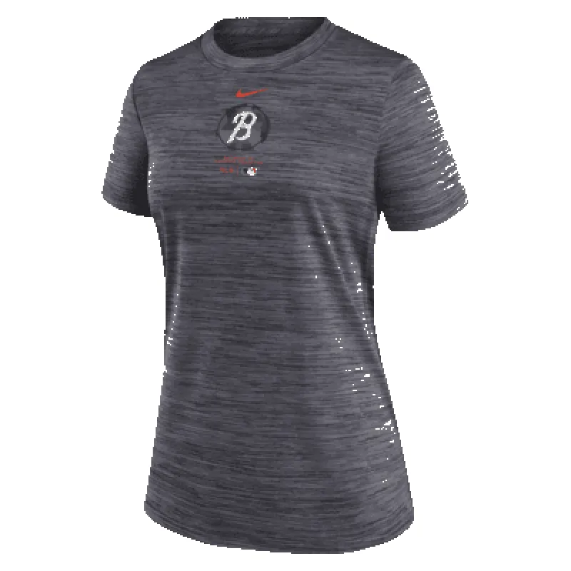 Baltimore Orioles Authentic Collection City Connect Practice Velocity Women's Nike Dri-FIT MLB T-Shirt sold by Nike