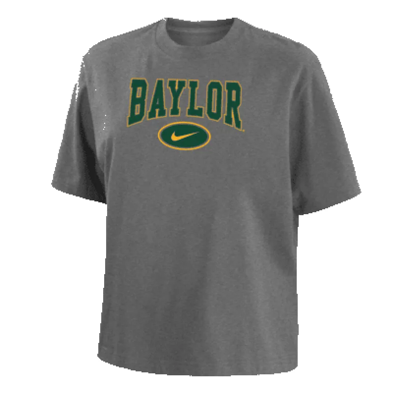 Baylor Women's Nike College Boxy T-Shirt sold by Nike