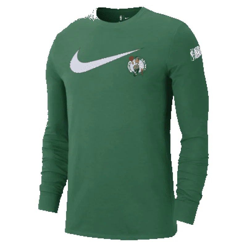 Boston Celtics Swoosh Essential Men's Nike NBA Long-Sleeve T-Shirt sold by Nike