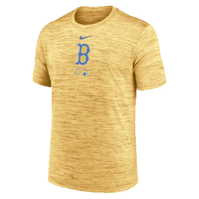 Boston Red Sox City Connect Practice Velocity Men's Nike Dri-FIT MLB T-Shirt sold by Nike