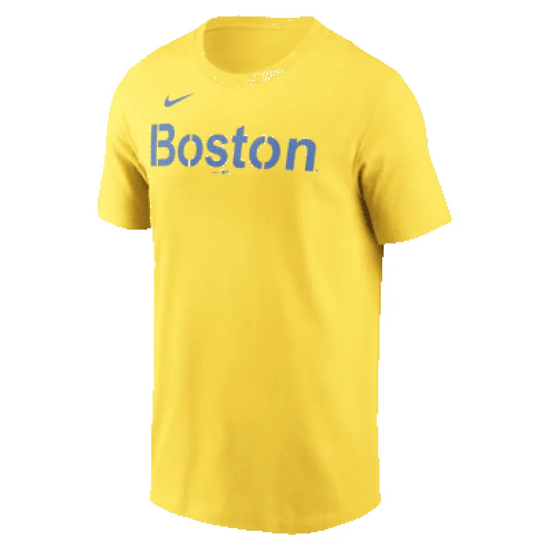 Boston Red Sox City Connect Wordmark Men's Nike MLB T-Shirt sold by Nike