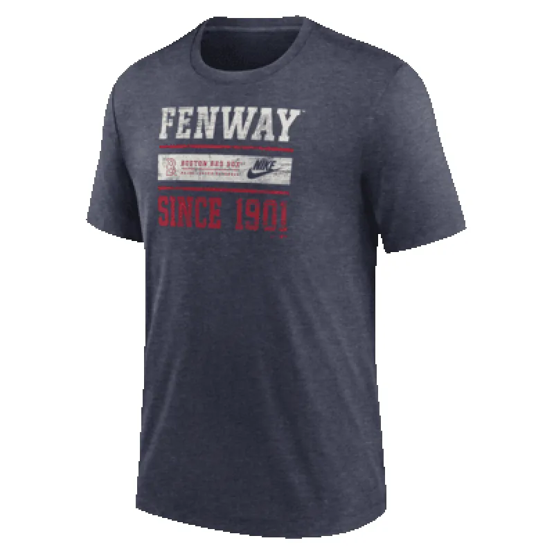 Boston Red Sox Cooperstown Local Stack Men's Nike MLB T-Shirt sold by Nike