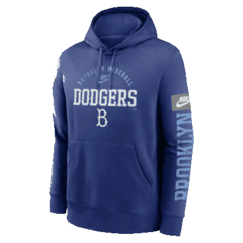 Brooklyn Dodgers Cooperstown Splitter Club Men’s Nike MLB Pullover Hoodie made by Nike