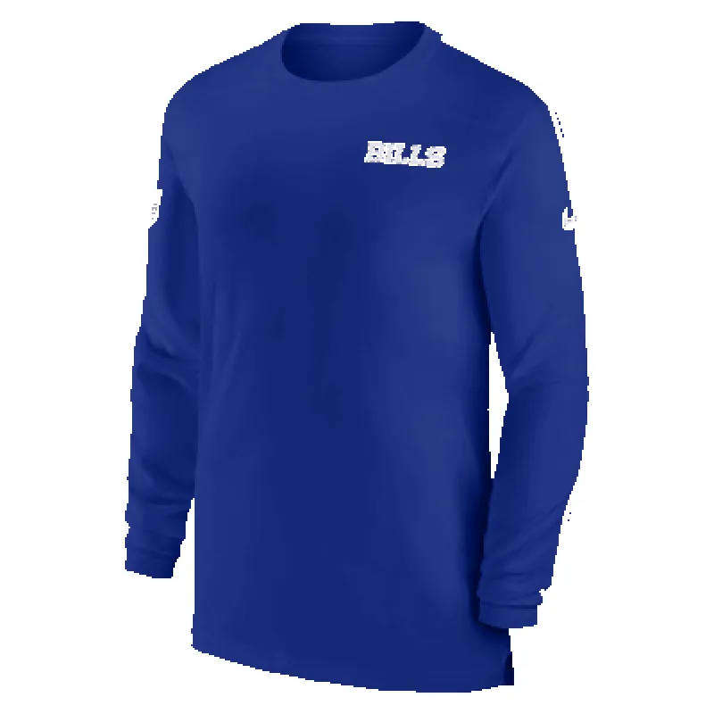 Buffalo Bills Sideline Coach Men's Nike Dri-FIT NFL Long-Sleeve Top sold by Nike