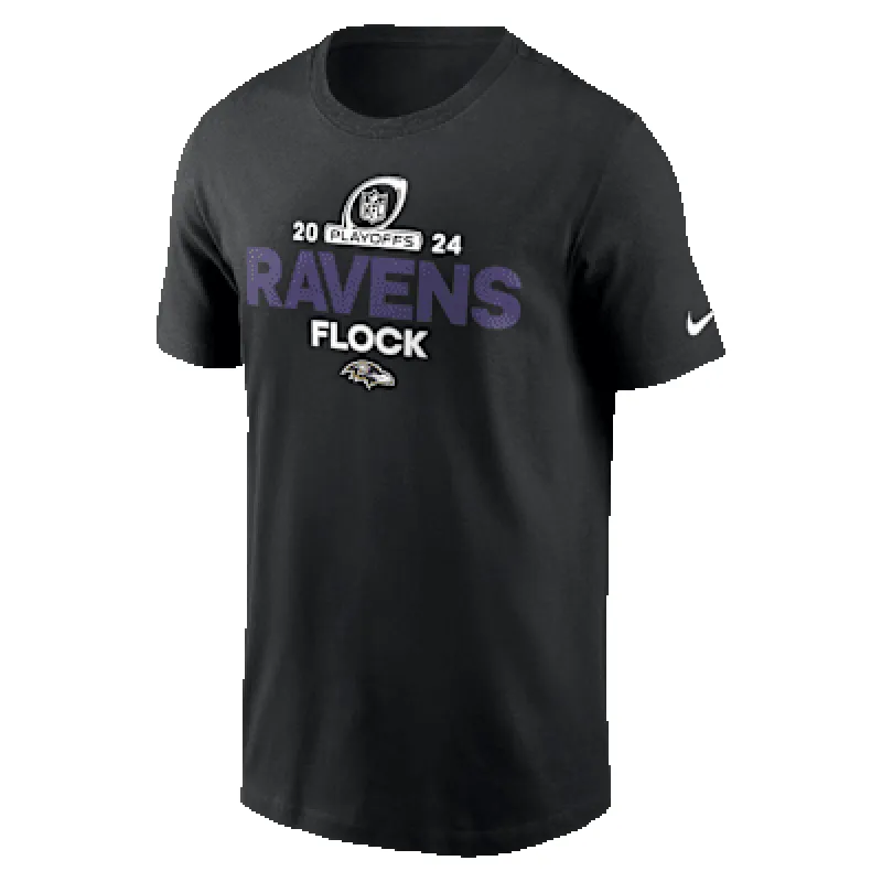 Baltimore Ravens 2024 NFL Playoffs Men's Nike NFL T-Shirt Men's Nike NFL T-Shirt sold by Nike