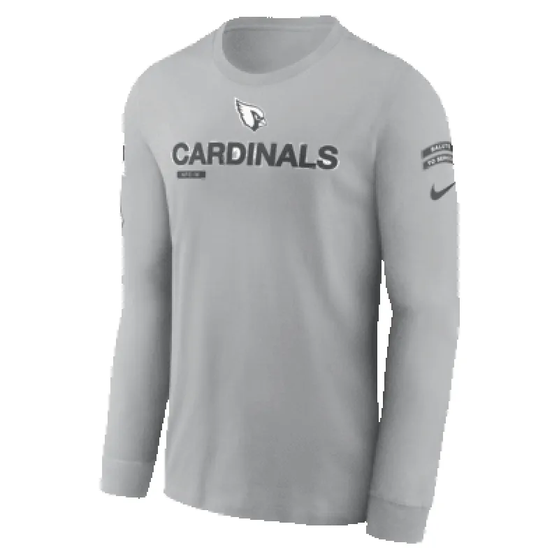 Arizona Cardinals Salute to Service Mascot Edge Legend Men's Nike NFL Long-Sleeve T-Shirt sold by Nike