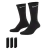 Nike Everyday Cushioned Training Crew Socks (3 Pairs) - Black sold by Nike