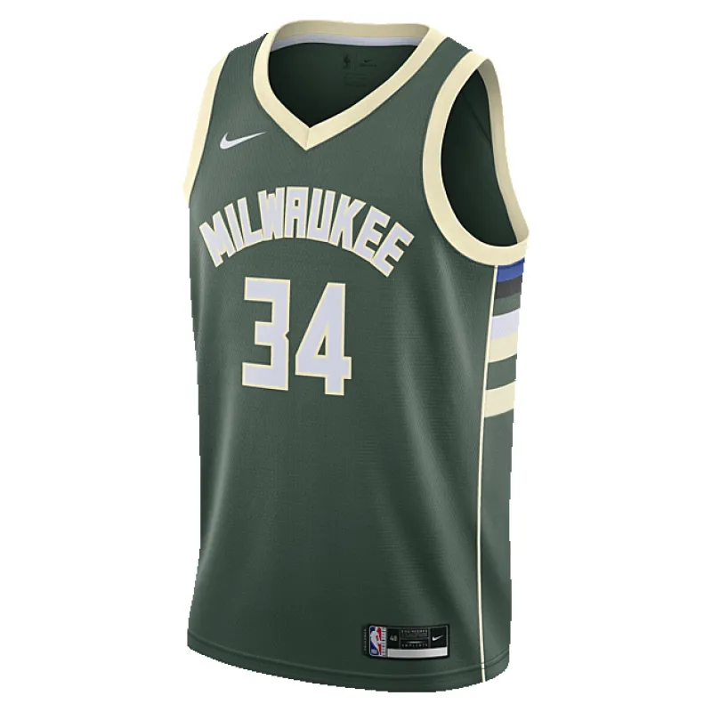 Giannis Antetokounmpo Bucks Icon Edition 2020 Nike NBA Swingman Jersey - Green sold by Nike