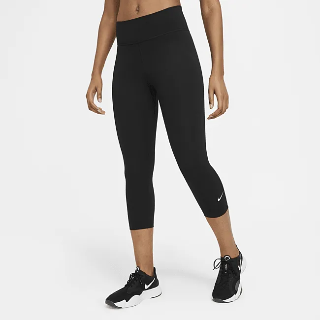 Nike One Women's Mid-Rise Capri Leggings - Black sold by Nike
