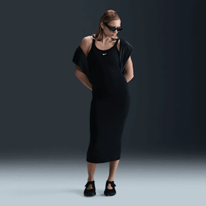 Nike Sportswear Chill Knit Women's Tight Mini-Rib Tank Dress made by Nike