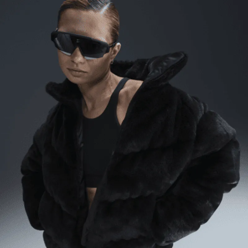 Nike Sportswear Windpuffer Women's Therma-FIT Loose Faux Fur Jacket sold by Nike