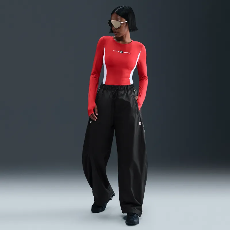 Nike Shox Damenhose aus Webmaterial - Schwarz made by Nike