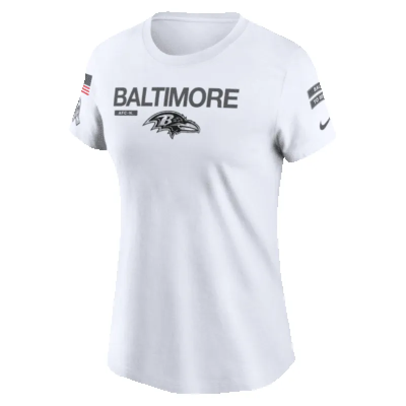 Baltimore Ravens Salute to Service Legend Women's Nike NFL T-Shirt sold by Nike