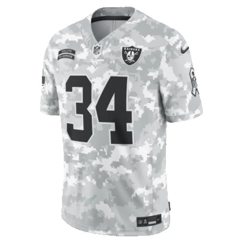 Bo Jackson Las Vegas Raiders Salute to Service Men's Nike Dri-FIT NFL Limited Jersey made by Nike