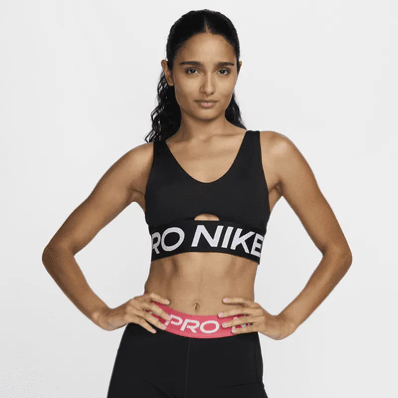 Nike Pro Indy Plunge Women's Medium-Support Padded Sports Bra made by Nike