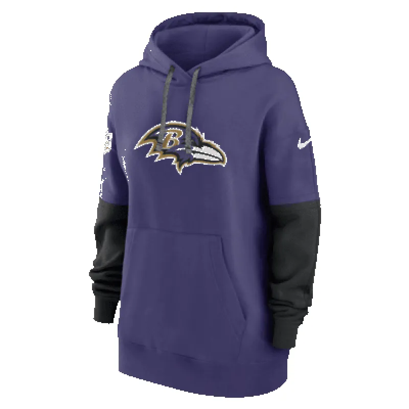 Baltimore Ravens Sideline Essential Women's Nike NFL Pullover Hoodie sold by Nike