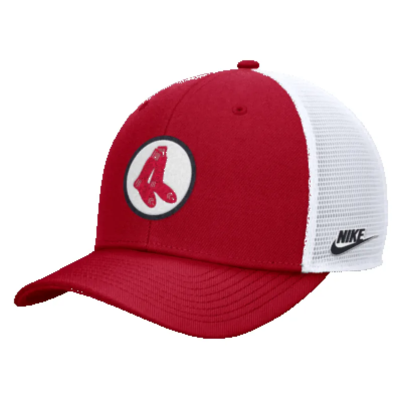 Boston Red Sox Cooperstown Rise Men's Nike Dri-FIT MLB Trucker Adjustable Hat sold by Nike