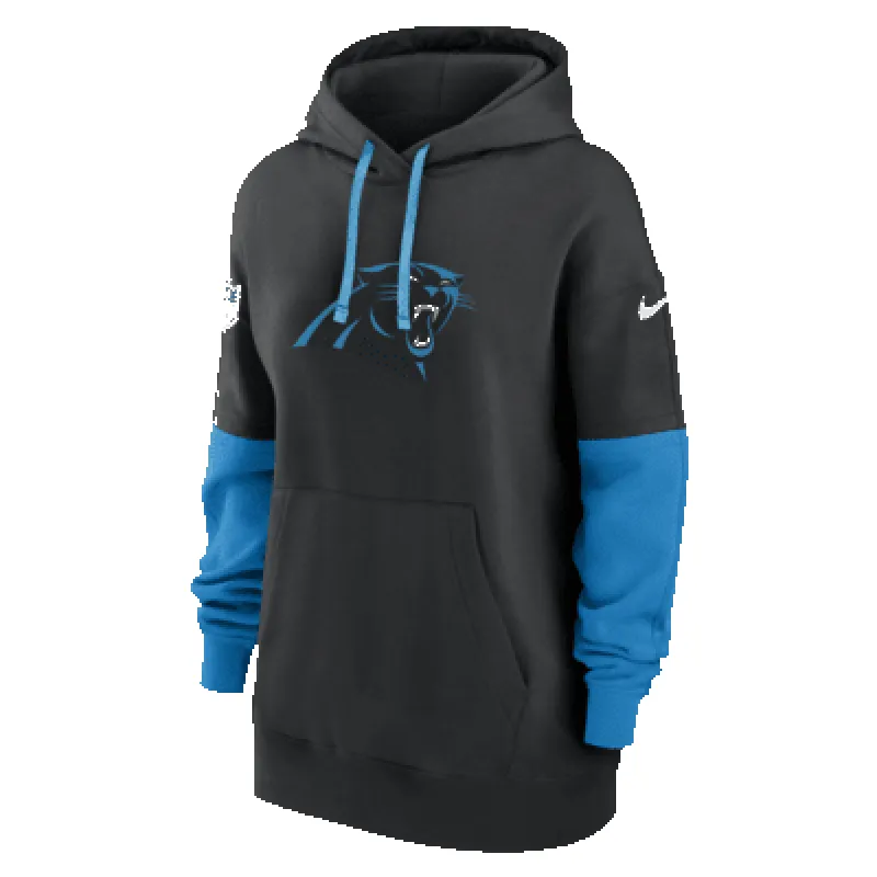 Carolina Panthers Sideline Essential Women's Nike NFL Pullover Hoodie sold by Nike