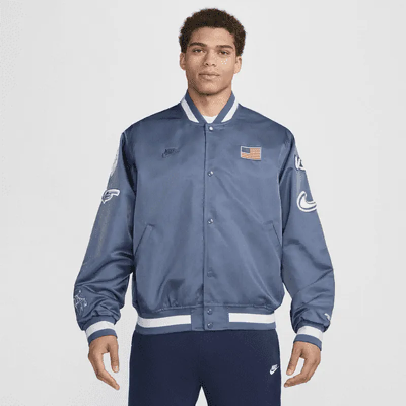 USA Dugout Men's Nike Breaking Satin Jacket made by Nike