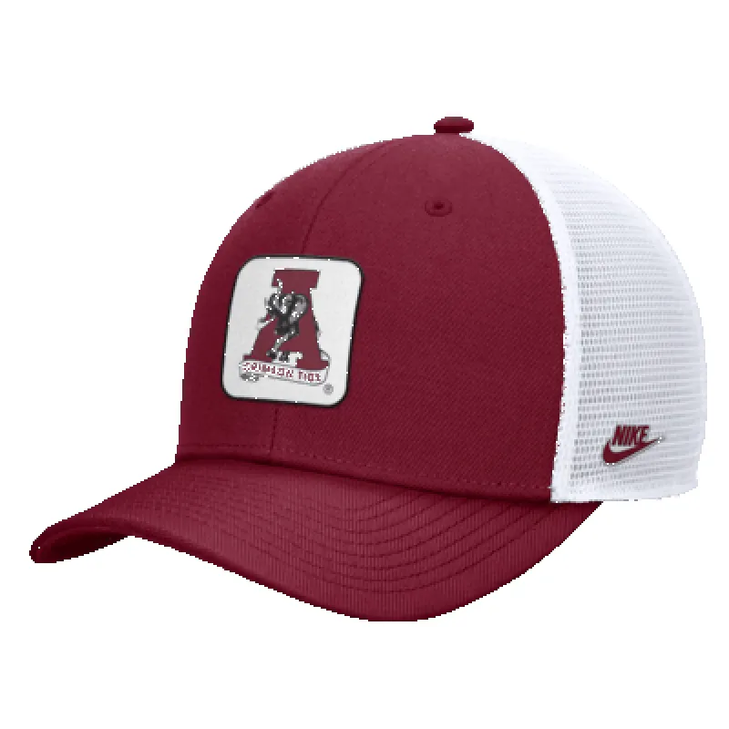 Alabama Crimson Tide Legacy Rise Mascot Men's Nike College Trucker Adjustable Hat made by Nike