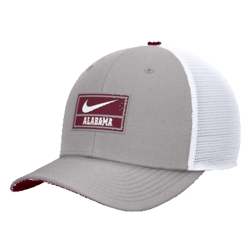 Alabama Crimson Tide On-Field Swoosh Men's Nike Dri-FIT College Trucker Adjustable Hat sold by Nike