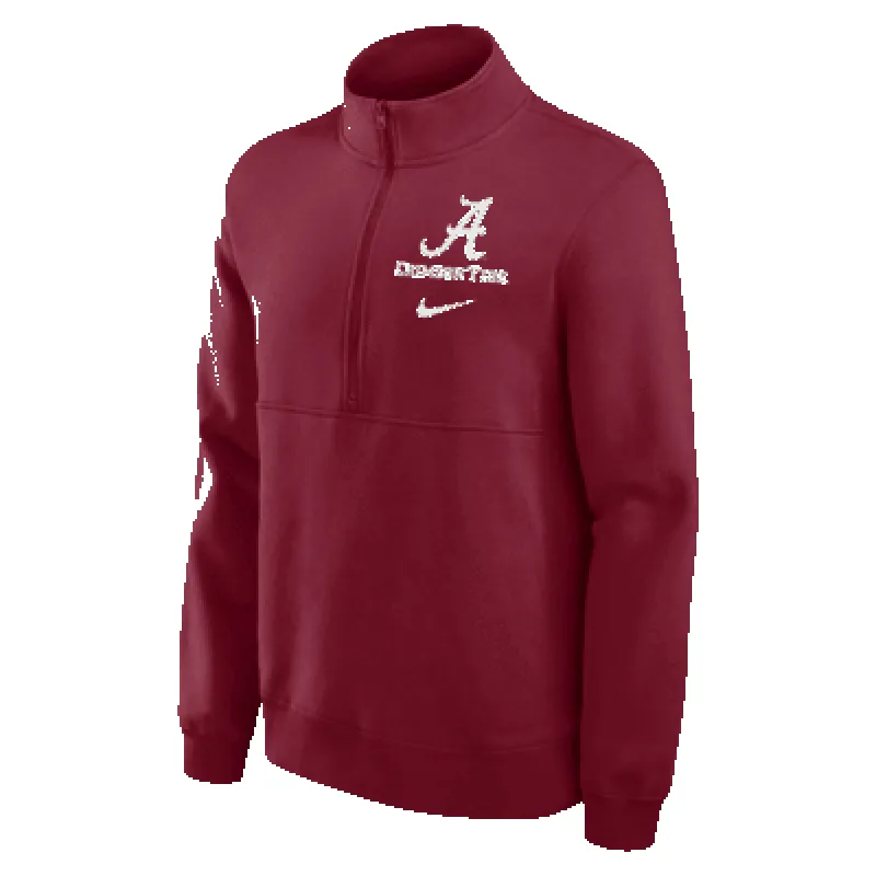 Alabama Crimson Tide Primetime Club Men's Nike College 1/2-Zip Crew sold by Nike