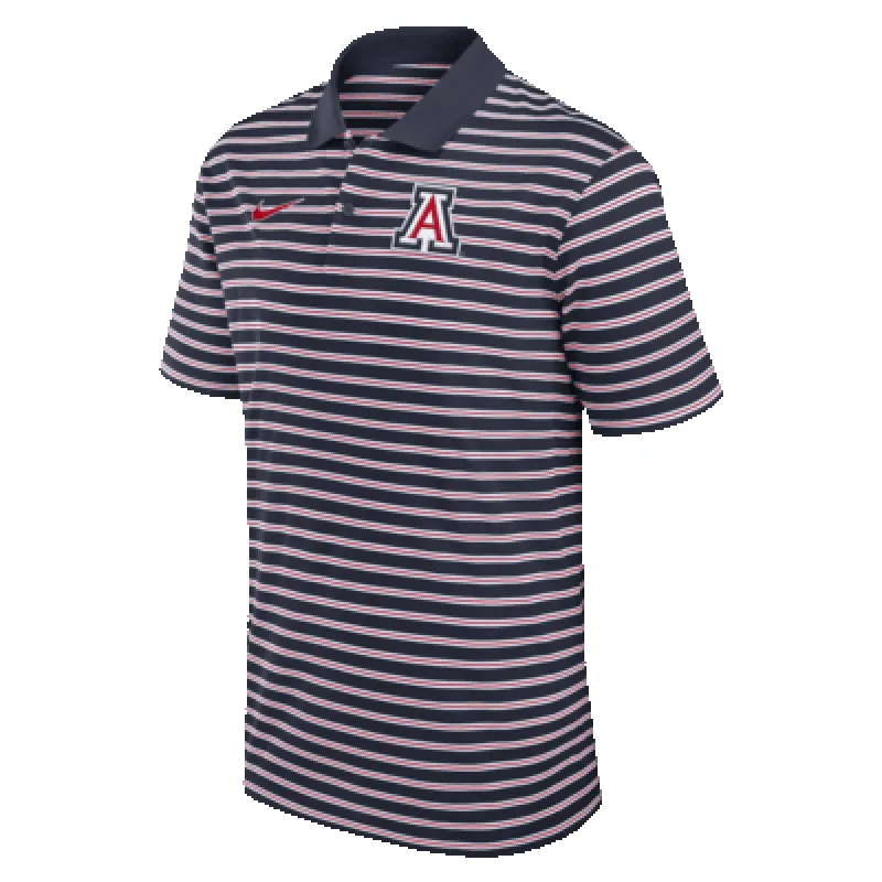 Arizona Wildcats Primetime Victory Striped Men's Nike Dri-FIT College Polo sold by Nike
