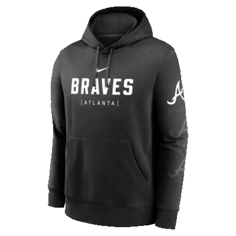 Atlanta Braves Fashion Club Men's Nike MLB Pullover Hoodie sold by Nike