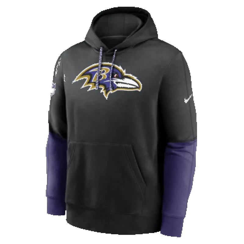 Baltimore Ravens Sideline Team Issue Club Men's Nike NFL Pullover Hoodie sold by Nike