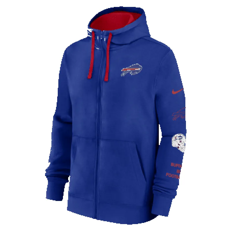 Buffalo Bills Club Men's Nike NFL Full-Zip Hoodie sold by Nike