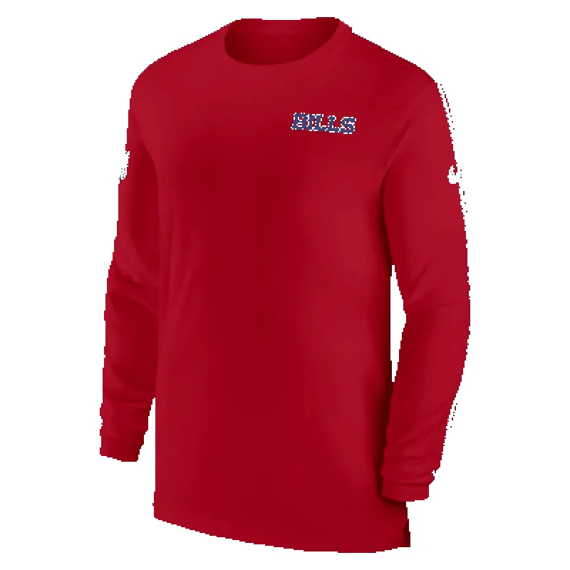 Buffalo Bills Sideline Coach Men's Nike Dri-FIT NFL Long-Sleeve Top sold by Nike