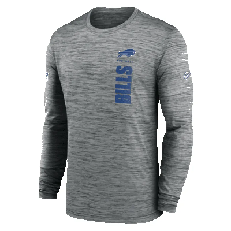 Buffalo Bills Sideline Velocity Men's Nike Dri-FIT NFL Long-Sleeve T-Shirt sold by Nike