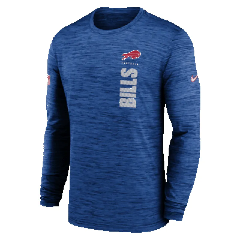 Buffalo Bills Sideline Velocity Men's Nike Dri-FIT NFL Long-Sleeve T-Shirt sold by Nike