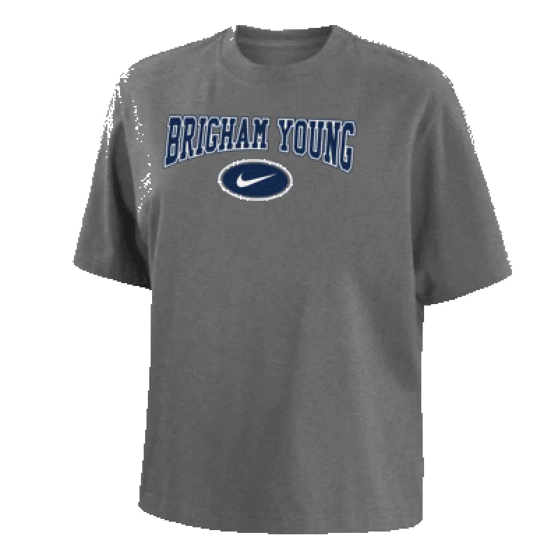 BYU Women's Nike College Boxy T-Shirt sold by Nike