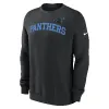 Carolina Panthers Club Men's Nike NFL Pullover Crew sold by Nike