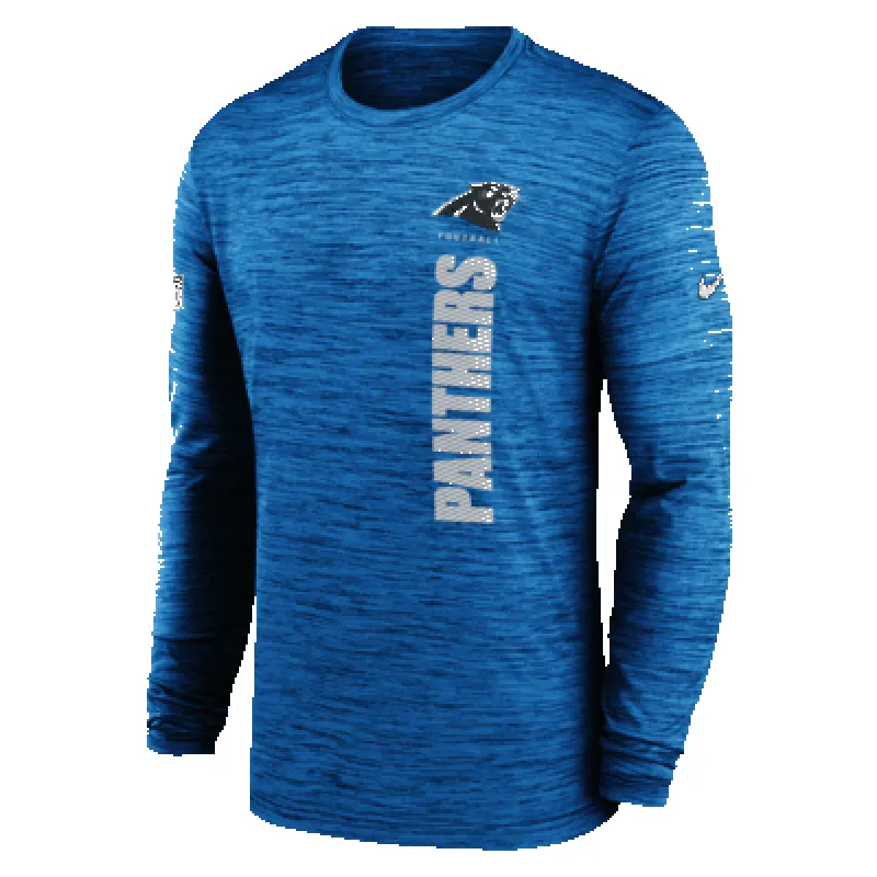 Carolina Panthers Sideline Velocity Men's Nike Dri-FIT NFL Long-Sleeve T-Shirt sold by Nike