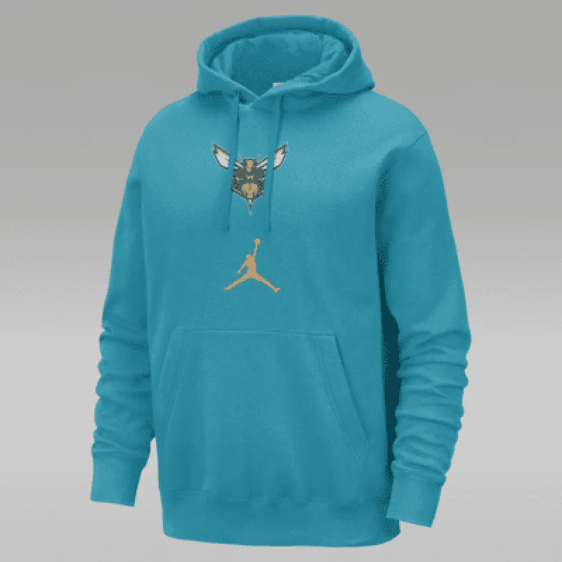 Charlotte Hornets Club Fleece City Edition Men's Jordan NBA Pullover Hoodie sold by Nike