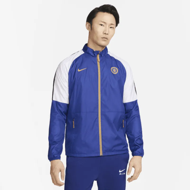 Chelsea FC Repel Academy AWF Men's Nike Soccer Jacket sold by Nike