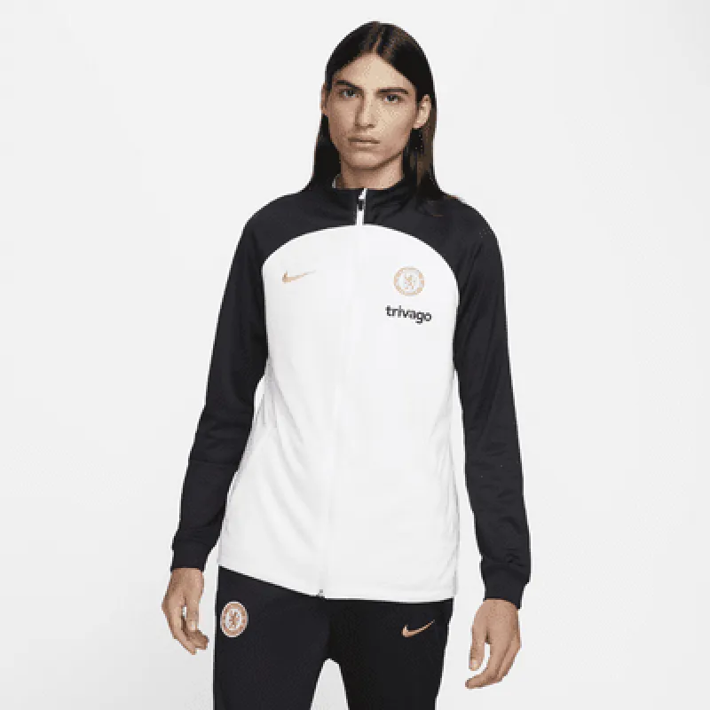 Chelsea FC Strike Men's Nike Dri-FIT Knit Soccer Track Jacket sold by Nike