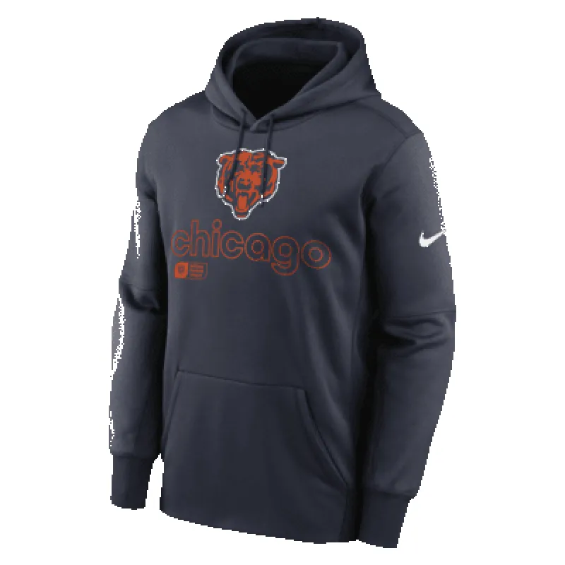 Chicago Bears Men’s Nike Therma NFL Pullover Hoodie sold by Nike