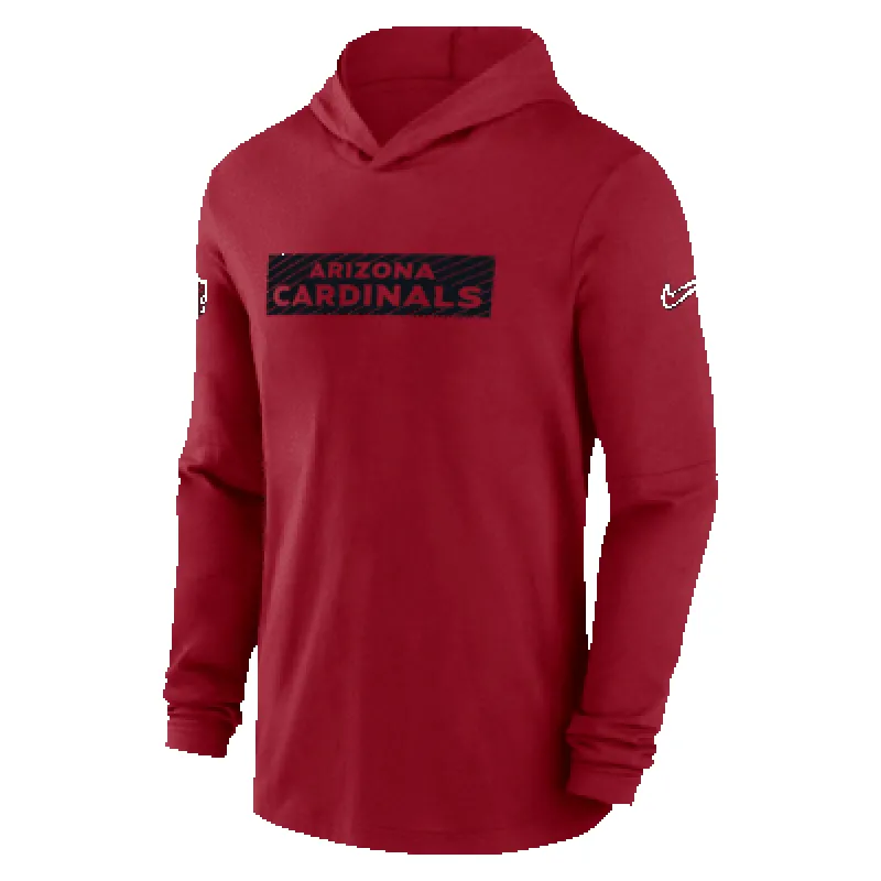 Arizona Cardinals Sideline Men's Nike Dri-FIT NFL Long-Sleeve Hooded Top sold by Nike