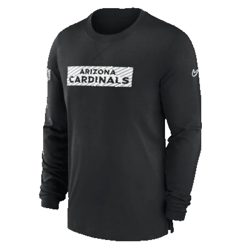 Arizona Cardinals Sideline Player Team Issue Men’s Nike Dri-FIT Long-Sleeve Top sold by Nike