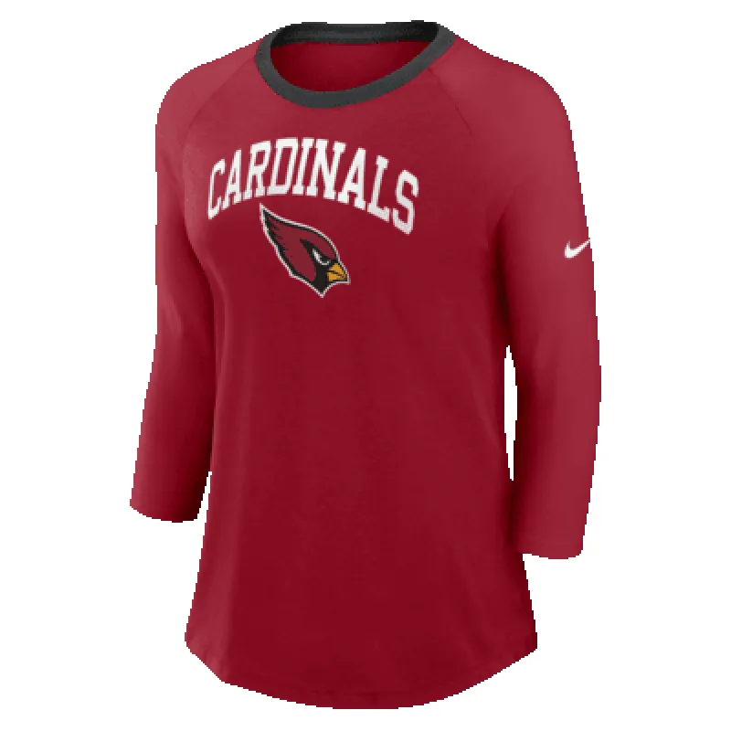 Arizona Cardinals Women's Nike NFL 3/4-Sleeve T-Shirt sold by Nike