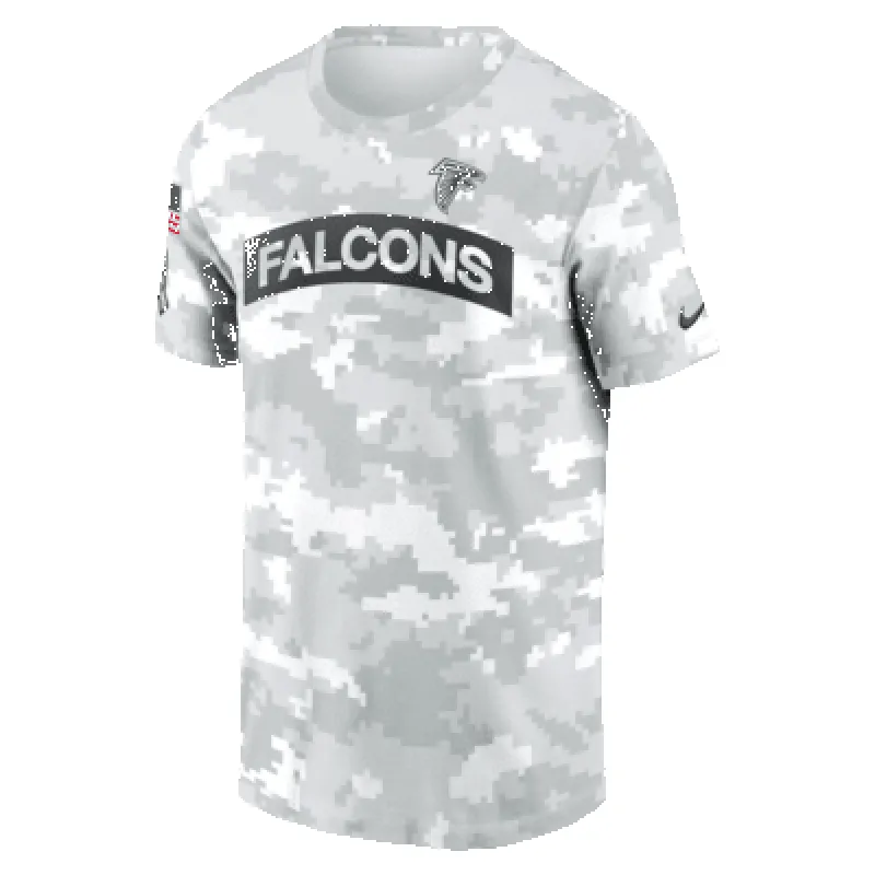 Atlanta Falcons Salute to Service Edge Arch Men's Nike Dri-FIT NFL T-Shirt sold by Nike