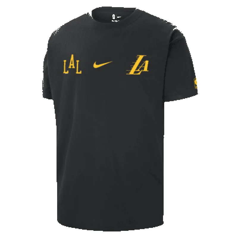 Los Angeles Lakers 2023/24 City Edition Men's Nike NBA Courtside Max90 T-Shirt sold by Nike