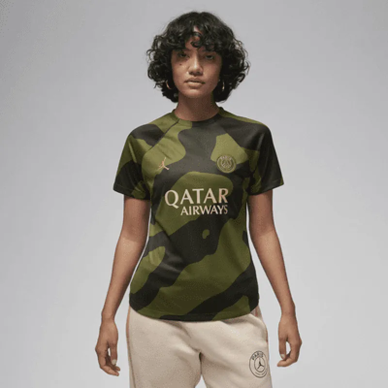 Paris Saint-Germain Academy Pro Fourth Women's Jordan Dri-FIT Pre-Match Soccer Top made by Nike